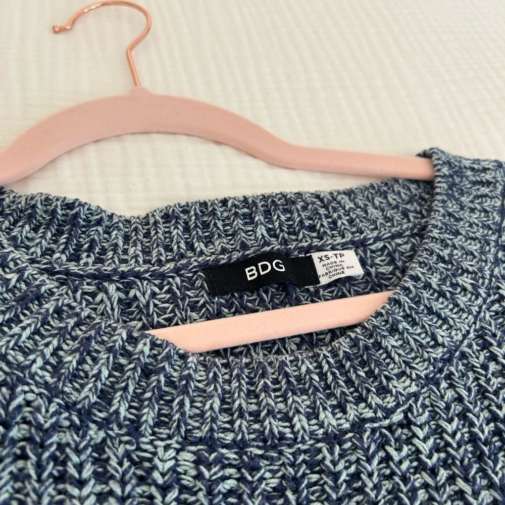 Blue and Green BCG Urban Outfitters Knit Sweater